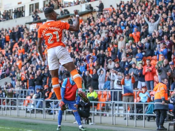 Bright Osayi-Samuel celebrates his goal