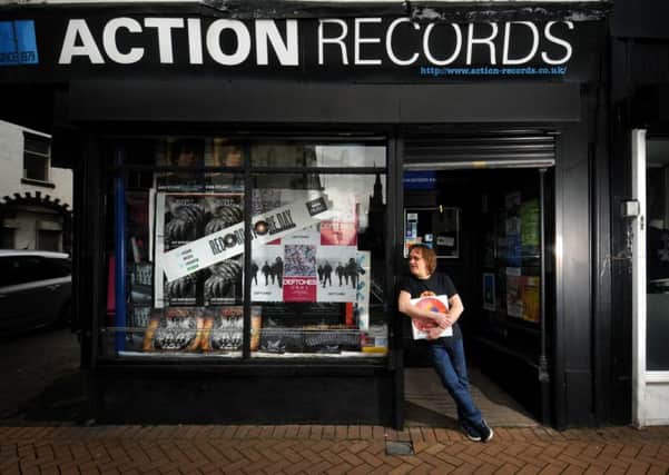 Action Records owner Gordon Gibson looking forward to Record Store Day at his shop on Church Street, Preston