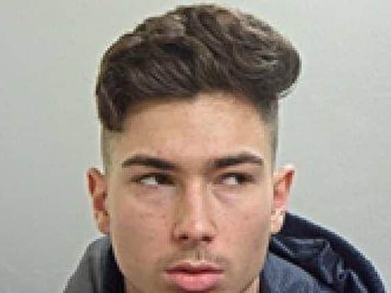 Callum Dewhurst is wanted following an incident on Wednesday, March 29,when a man was assaulted at an address in the town centre
Pic: Blackpool Police