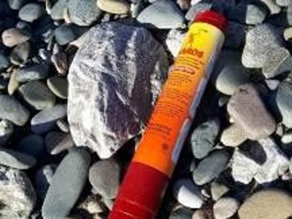 The flare was six years out of life and potentially very dangerous, said the coastguard
PIC: Fleetwood Coastguard