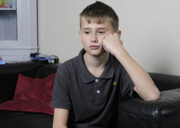 Lennie Lake, aged 12, has been the victim of bullying at Cardinal Allen High School in Fleetwood