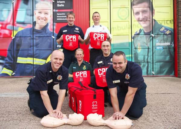 A picture from Restart a Heart Day in October 2015