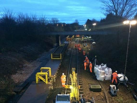 Network Rail carried out major works in Poulton
