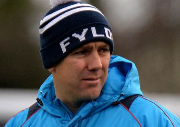 AFC Fylde manager Dave Challinor     Picture: Steve McLellan