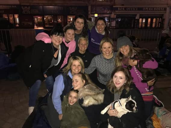 The team from Beaverbrooks take part in the Big Sleepout to support the Streetlife charity
