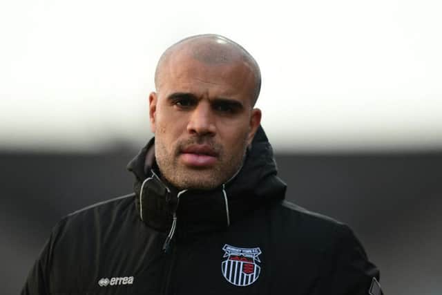 Grimsby Town boss Marcus Bignot