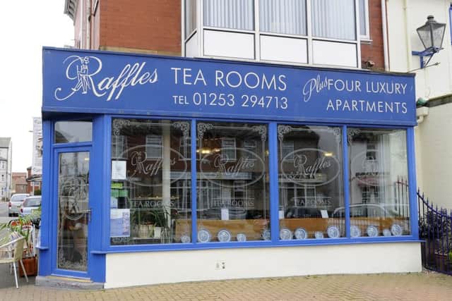 Raffles Tea Rooms on Hornby Road