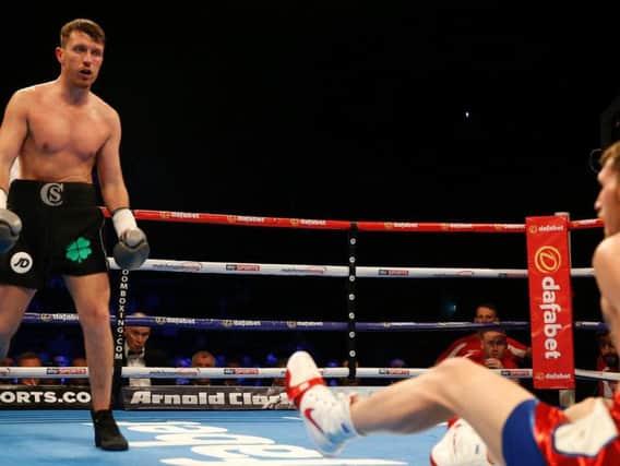 Cardle has his man down in round two
