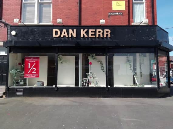 Dan Kerr in Whitegate Drive, Blackpool, pictured this morning