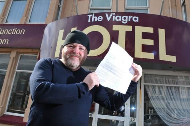 Neil Marshall says he removed the Viagra name after legal threats from Pfeizer