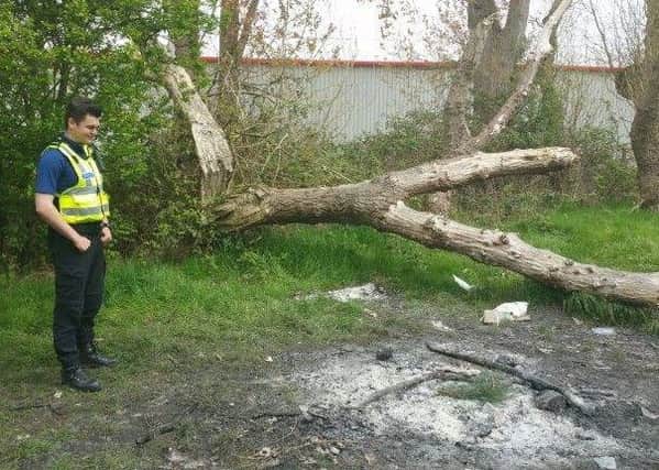 Police have stepped up patrols following an increase in nuisance rubbish fires in Bispham