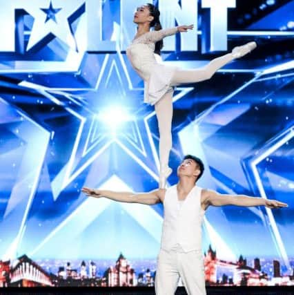Embargoed to 2120 Saturday April 22

MANDATORY CREDIT REQUIRED: SYCO/THAMES

ITV undated handout photo of Gao Lin and Liu Xin during the audition stage for ITV1's talent show, Britain's Got Talent. PRESS ASSOCIATION Photo. Issue date: Saturday April 22, 2017. See PA story SHOWBIZ BGT. Photo credit should read: Tom Dymond/Syco/Thames/PA Wire

NOTE TO EDITORS: This handout photo may only be used in for editorial reporting purposes for the contemporaneous illustration of events, things or the people in the image or facts mentioned in the caption. Reuse of the picture may require further permission from the copyright holder.