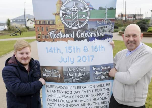 James Hodgkinson (right) and Liam Mulryan from Fleetwood Celebration