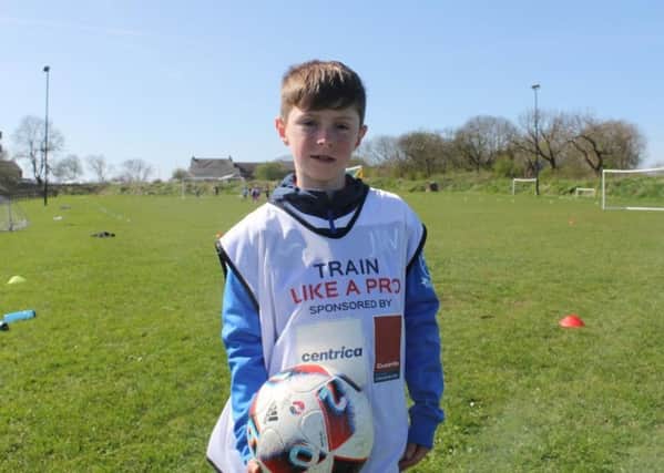 Jack Wilsdon, nine, from AFC Fylde Community Foundation