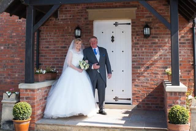 Penelope and Desmond on their wedding day. Pic by Jo Boulton Photography