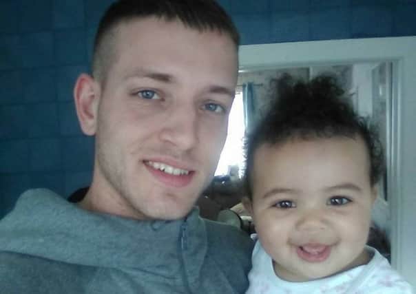 Shane Graham with his two-year-old niece Ceira