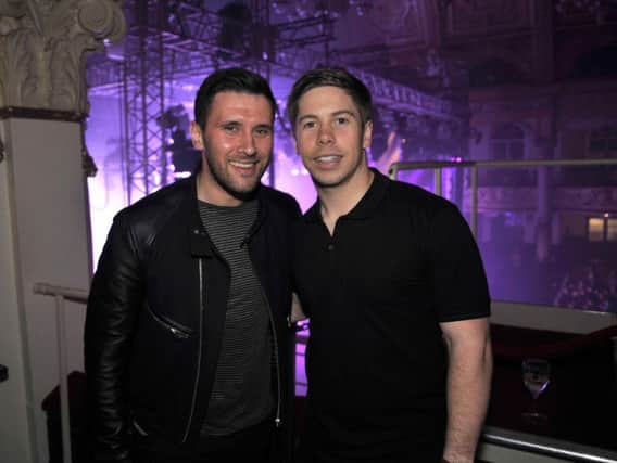 DJ Danny Howard and Alex Huckerby at Blackpool Rocks in the Winter Gardens