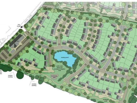 Plans for the new housing scheme