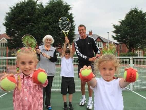 Lily Henderson has used Swallowdale cash to support youth tennis in Blackpool
