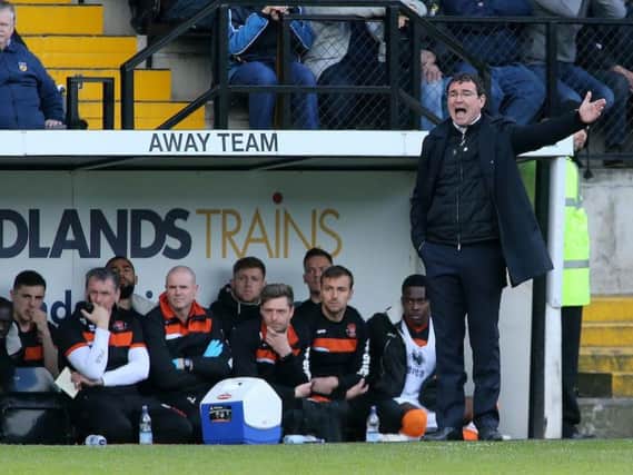 Bowyer was unhappy with his side's display at Meadow Lane