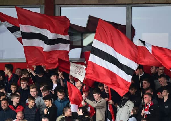 Fans fly the flag for Fleetwood