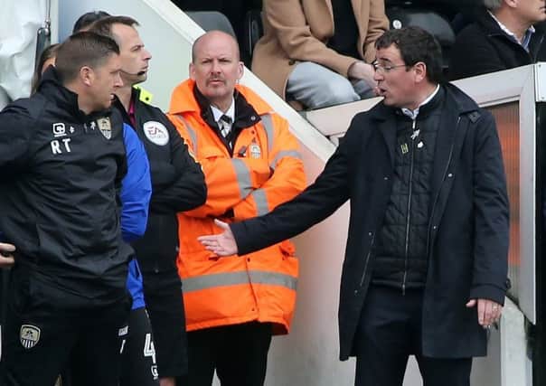 Bowyer (right) at Notts County