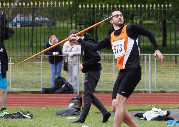 Jon Rutter returned to competition for BWFAC and took part in the triple jump, javelin and 100m