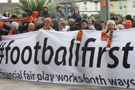 Blackpool and Leyton Orient fans will hold a joint protest today