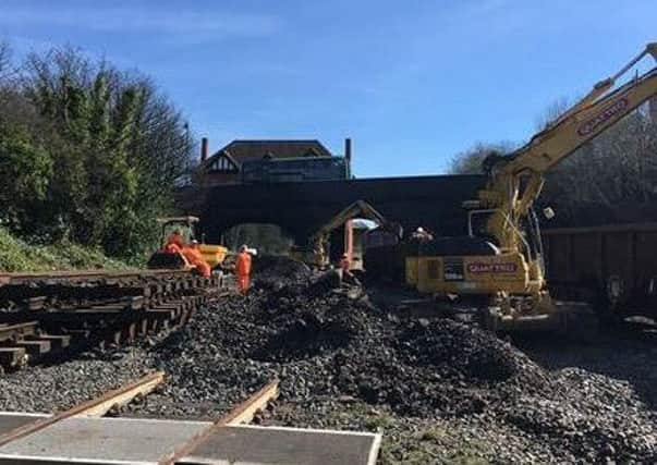Network Rail has been working to upgrade the line