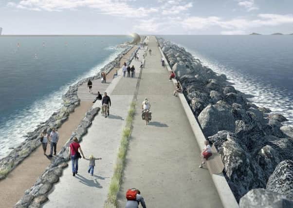 How the Swansea Bay barrage might look
