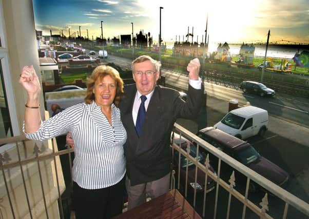 Mick Grewcock and Sheila Chick of Burbage Holiday Lodge and Queens Mansions.