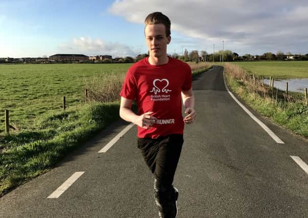 William Heyworth-Hill in training for the Great Manchester Run