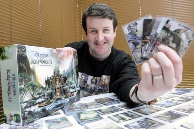 Tristan Hall and his fantasy tabletop game The Gloom of Kilforth