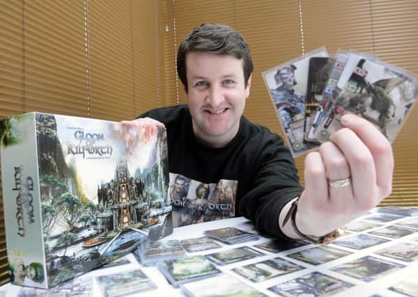 Tristan Hall and his fantasy tabletop game The Gloom of Kilforth