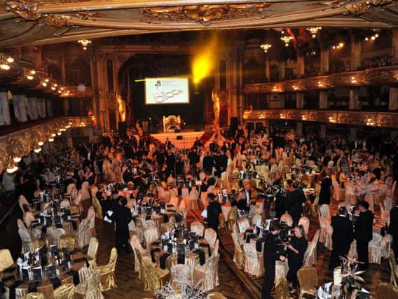 The BIBAs awards ceremony at the Blackpool Tower Ballroom