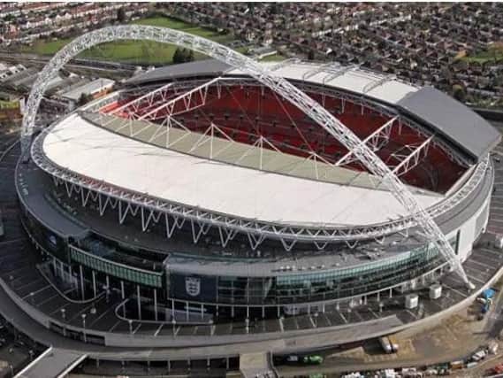 Blackpool will take on Exeter City at Wembley Stadium