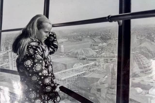 Checking out the view from the top