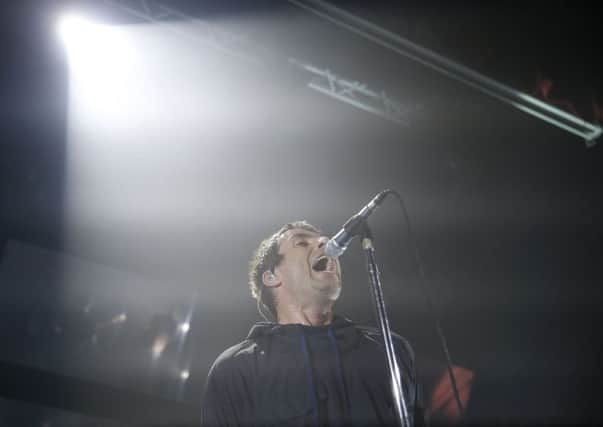 Liam Gallagher playing a concert at Manchester's O2 Ritz, in memory of the victims of last week's terror attack which killed 22 people and injured a further 64. PRESS ASSOCIATION Photo. Picture date: Tuesday May 30, 2017. See PA story POLICE Explosion Gallagher. Photo credit should read: Owen Humphreys/PA Wire