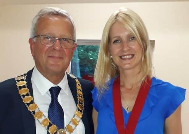 Newly appointed Mayor of Garstang Coun Peter Ryder and Deputy Mayor Coun Leah Hynes