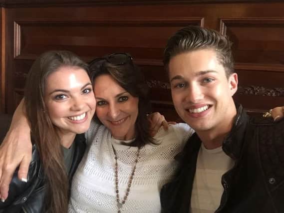 New Strictly Come Dancing judge Shirley Ballas tweeted a picture of herself in Blackpool with Strictly professionals AJ Pritchard and Chloe Hewitt.