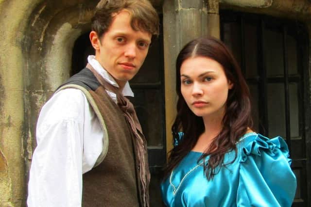 Alex Bird and Sadie Peppe who are appearing in Great Expectations at Lowther Pavilion.