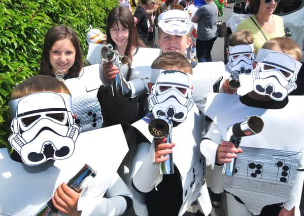 Stormtrooper from Garstang Community Primary School, at the Catterall Gala.