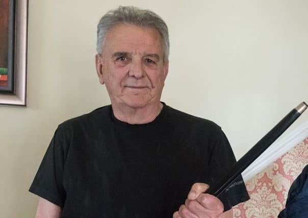 Former Scottish international rugby union referee, David Leslie, 73, scared burglar Ian McDuff off with his walking stick
