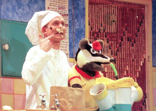 Bodger and Badger at the Grand Theatre in 1999