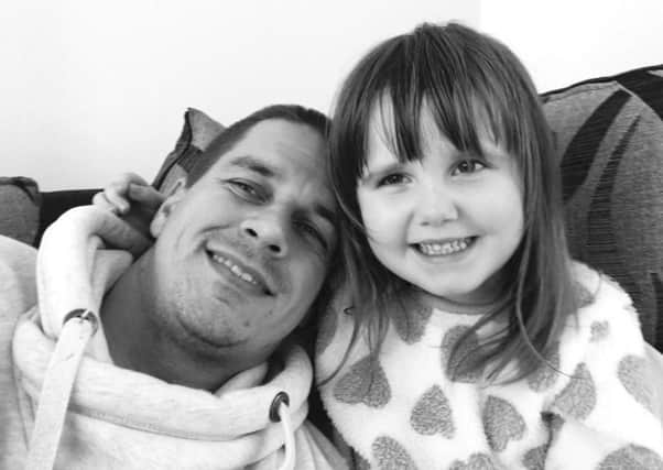 Bella with dad Peter