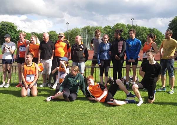 BWFACs track and field team who competed at Bury