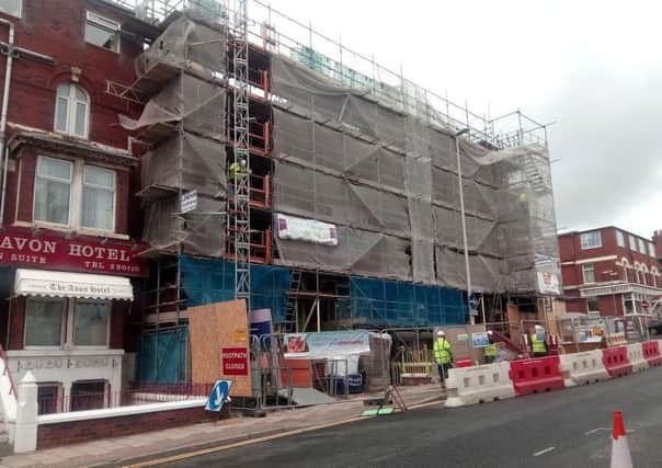 Two former hotels on Albert Road, Blackpool, are being converted into apartments