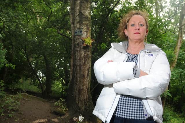 Joanne Hargreaves-Doherty is angry after tributes were taken from a tree dedicated to her late son James, who died aged 16 last year