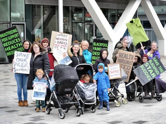 Mums protested about the changes last week