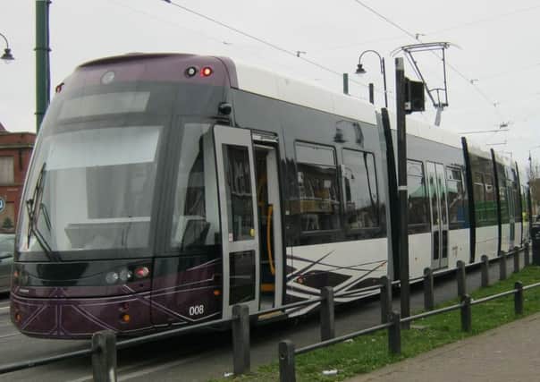 A Blackpool tram